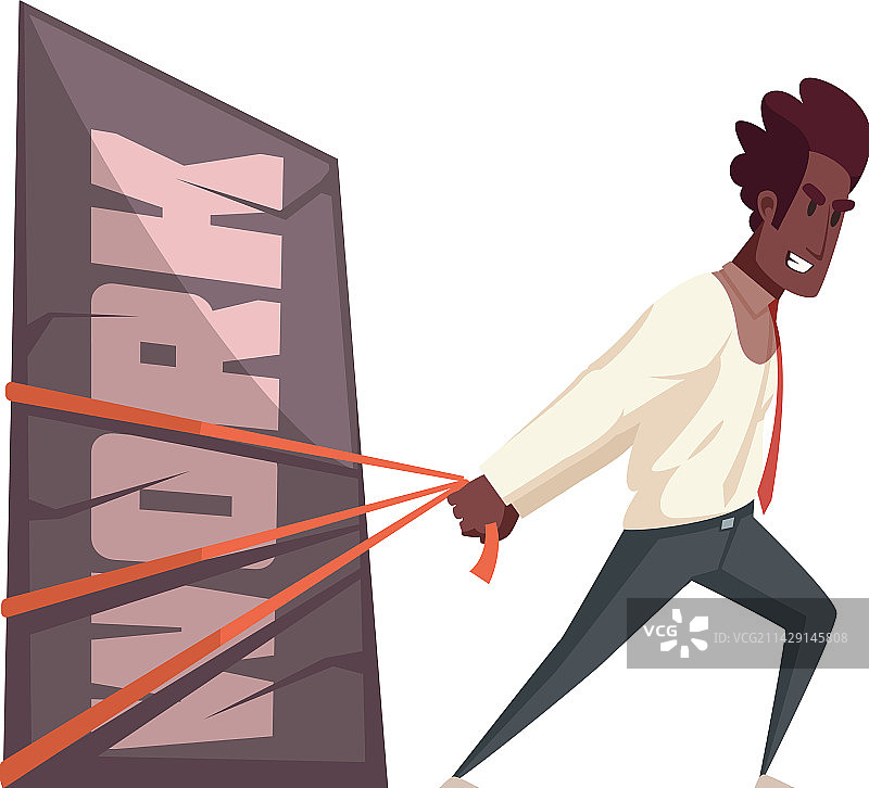 努力工作商务构图图片素材