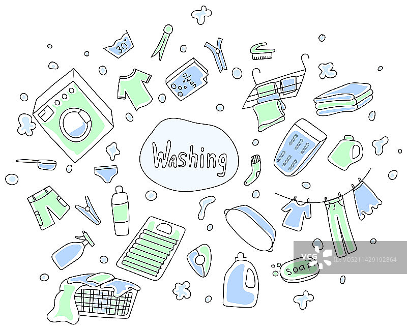 洗衣合集图片素材