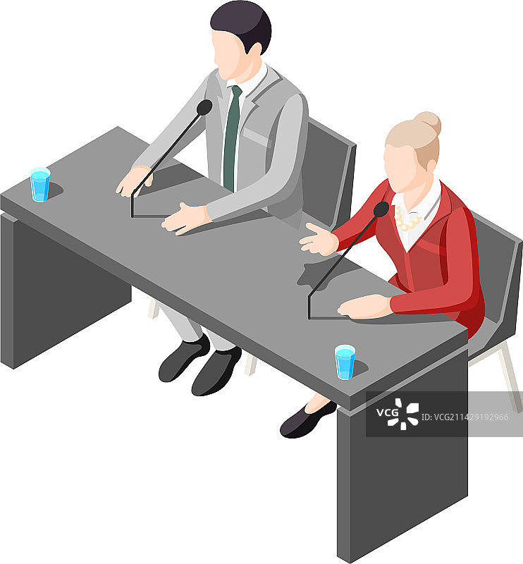 政治家简报会议图片素材