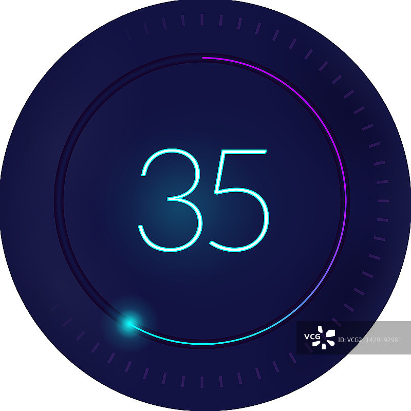 35秒倒计时构图图片素材