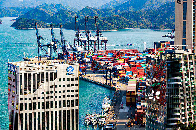 深圳盐田港图片素材