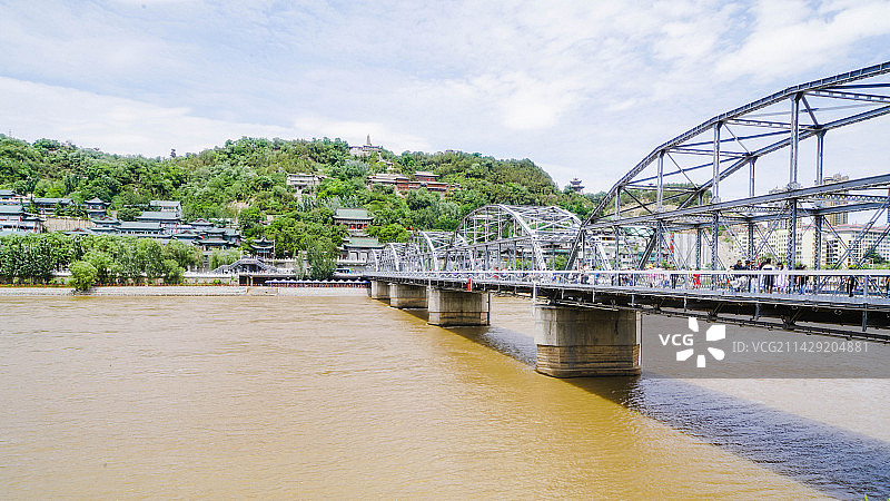 兰州黄河铁桥图片素材