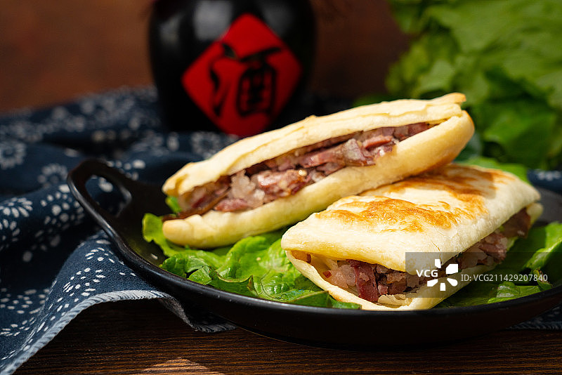 驴肉火烧图片素材