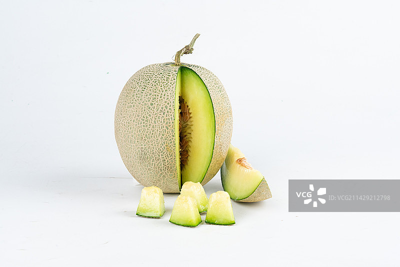 网纹瓜蜜瓜图片素材