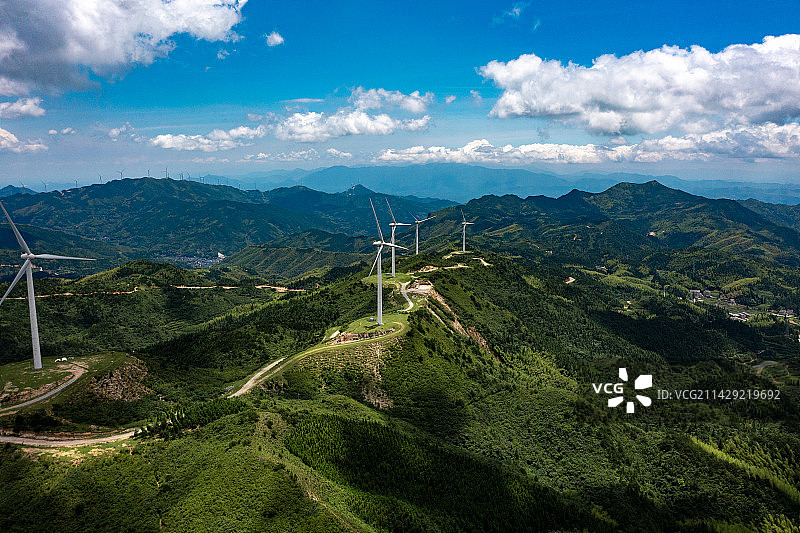 航拍湖南郴州仰天湖大草原图片素材