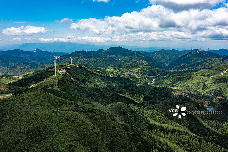 航拍湖南郴州仰天湖大草原图片素材
