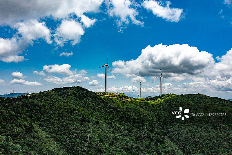 航拍湖南郴州仰天湖大草原图片素材