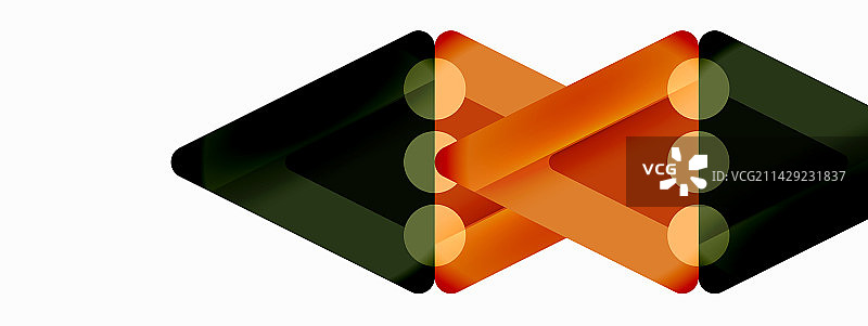 三角形和圆形的抽象背景图片素材