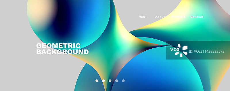 圆形和圆形几何抽象图片素材