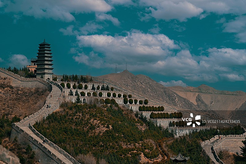 雁门关 中华第一关图片素材