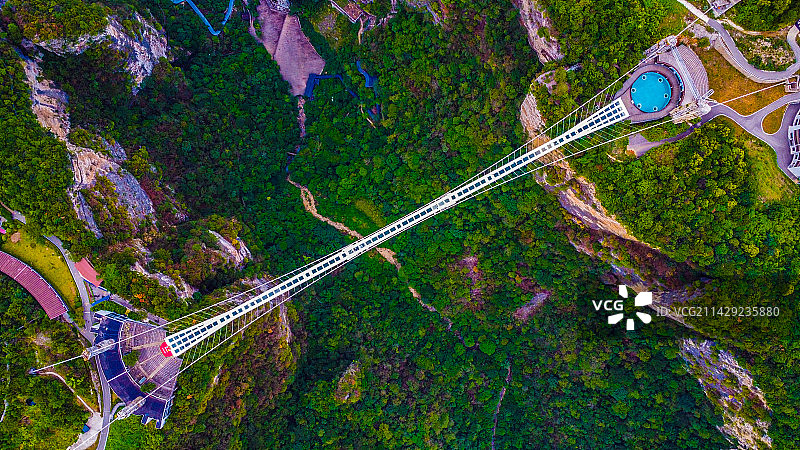 大峡谷玻璃桥图片素材