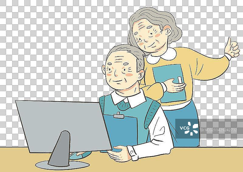 快乐老年生活图片素材