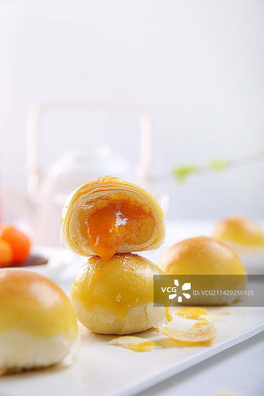 蛋黄酥图片素材