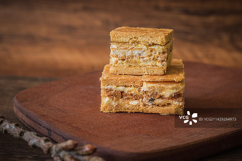 拿破仑蛋糕图片素材