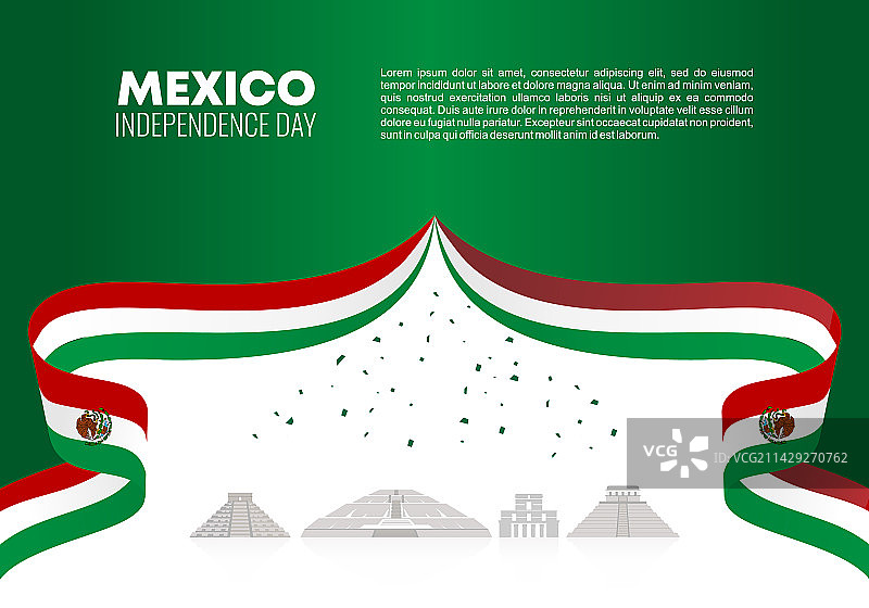 墨西哥独立日背景banner海报图片素材