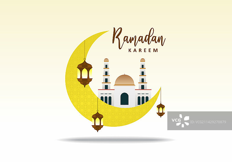 斋月佳节背景banner海报问候图片素材