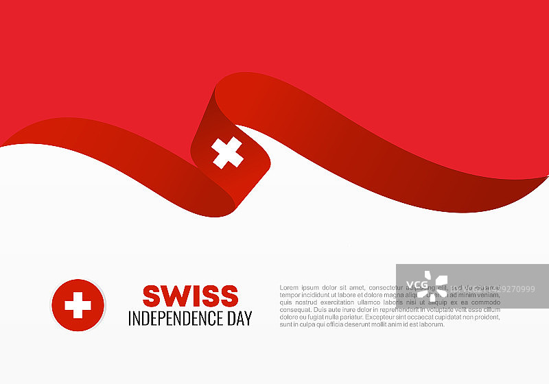 瑞士独立日背景banner海报图片素材
