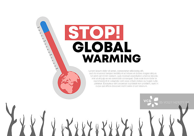 停止全球变暖背景banner海报图片素材