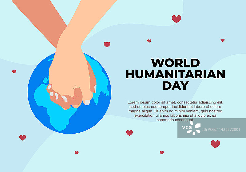 世界人道主义日banner图片素材