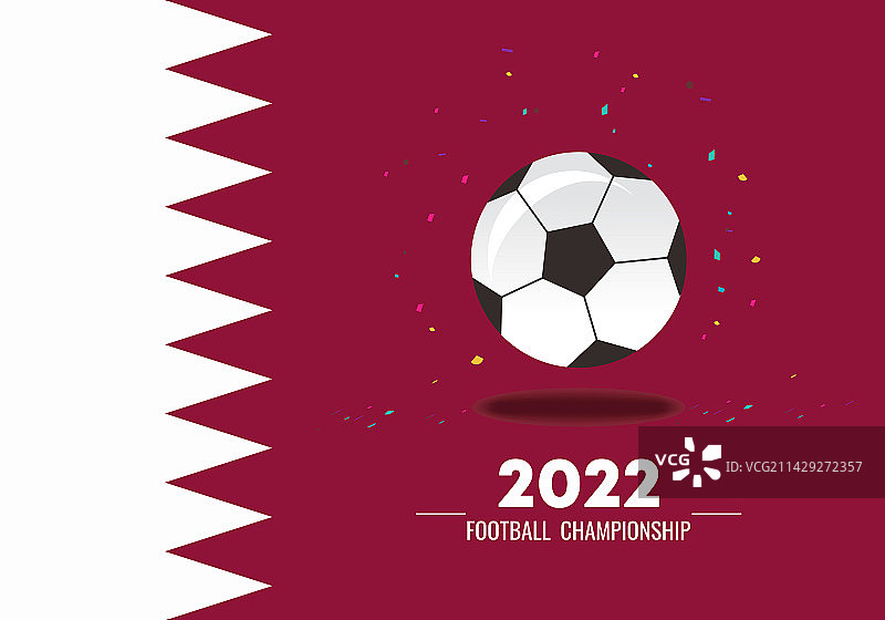 2022年卡塔尔世界杯足球锦标赛图片素材