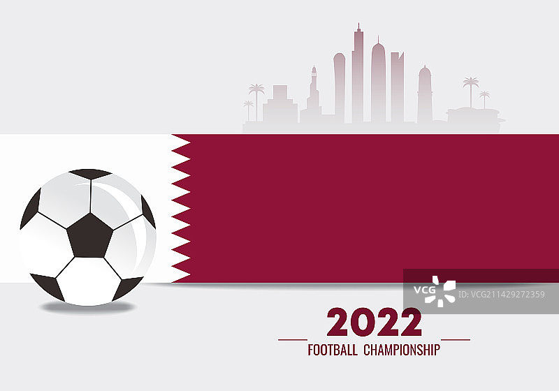2022年卡塔尔世界杯足球锦标赛图片素材