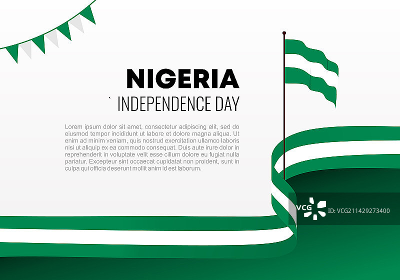 尼日利亚独立日背景图片素材