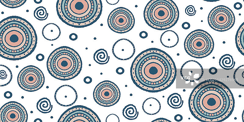 手绘部落风格圆形符号图案图片素材