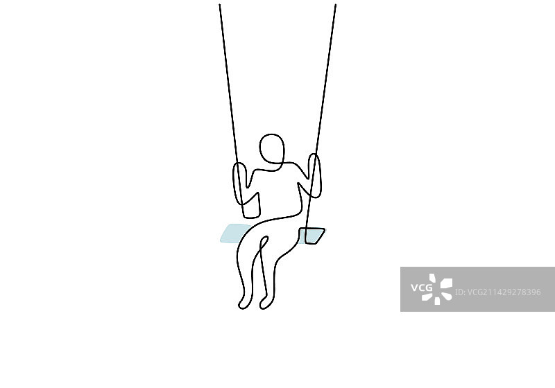 手部单线连续画图片素材