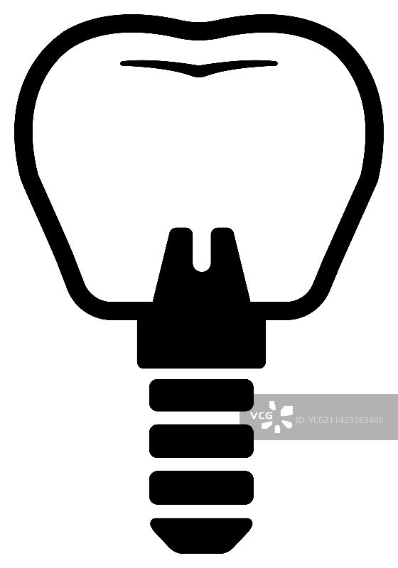 牙科相关牙齿种植图标图片素材