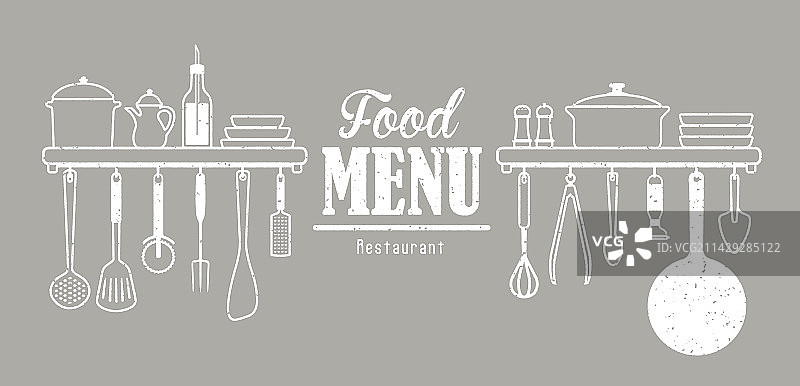 餐厅菜单表标题图片素材