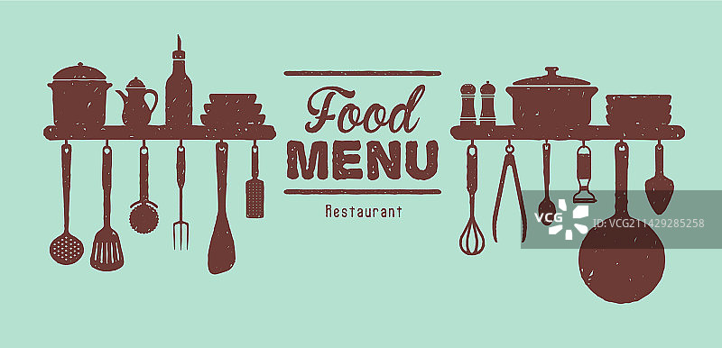 餐厅菜单表标题图片素材