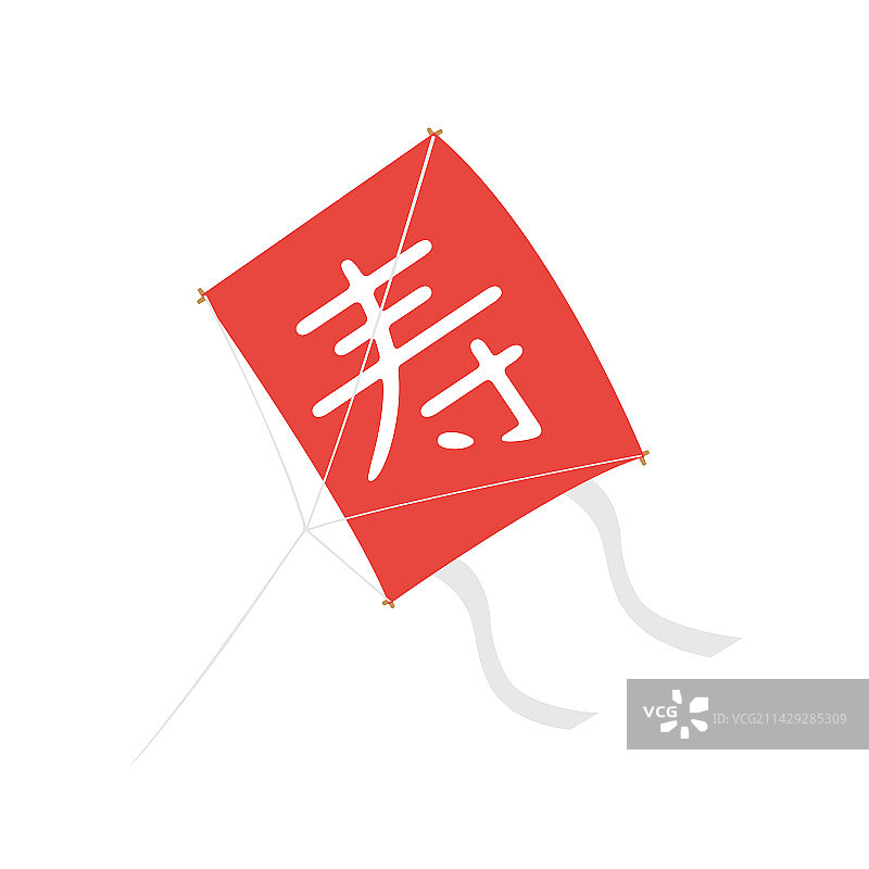 新年日式传统风筝图片素材