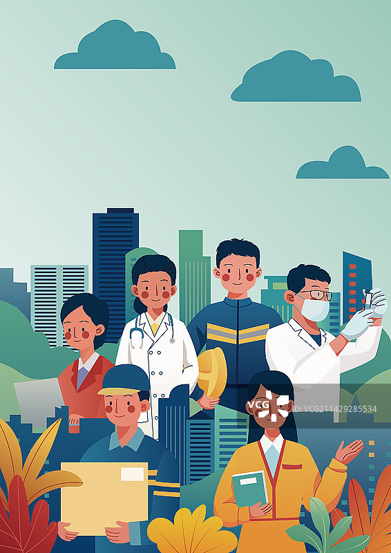 各行各业的人们图片素材