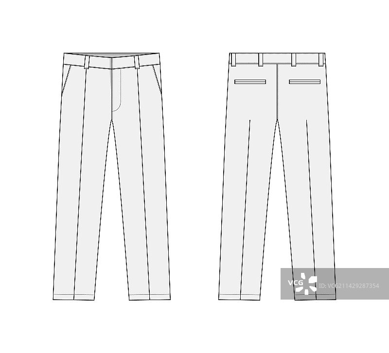 白色西裤模板图片素材
