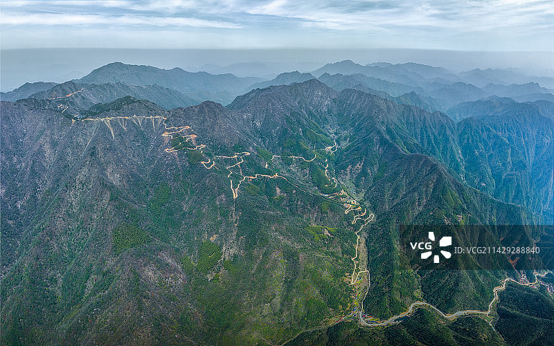 远眺太平山图片素材