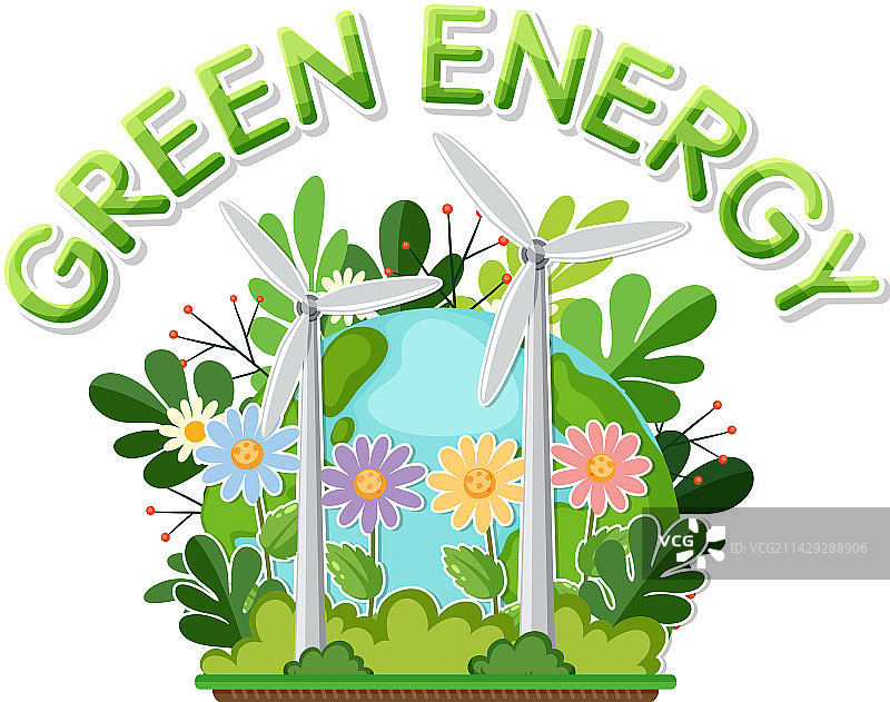 绿色能源概念图片素材
