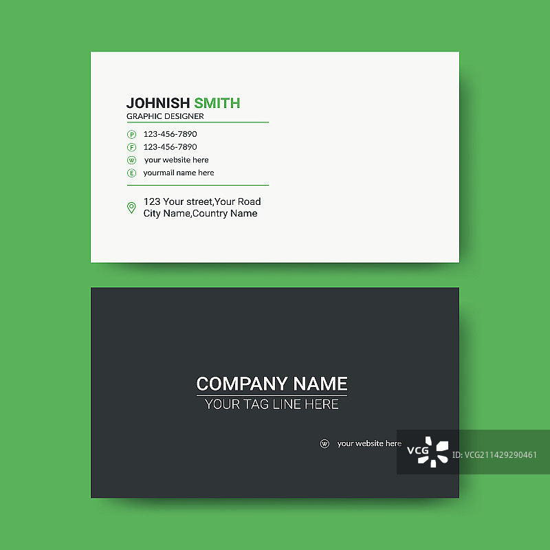 公司名片图片素材