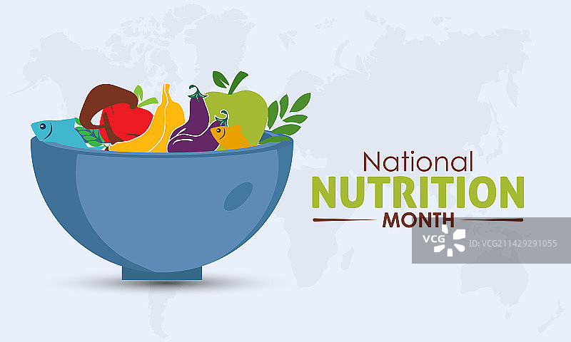 全国营养月：重视质量图片素材