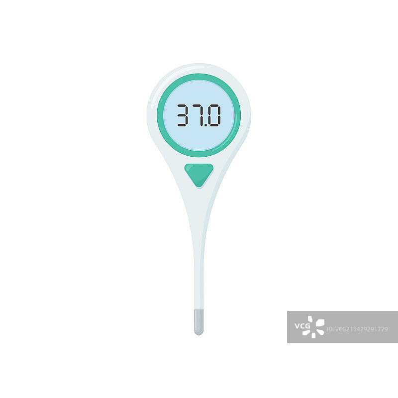 扁平化医疗设备温度计图片素材