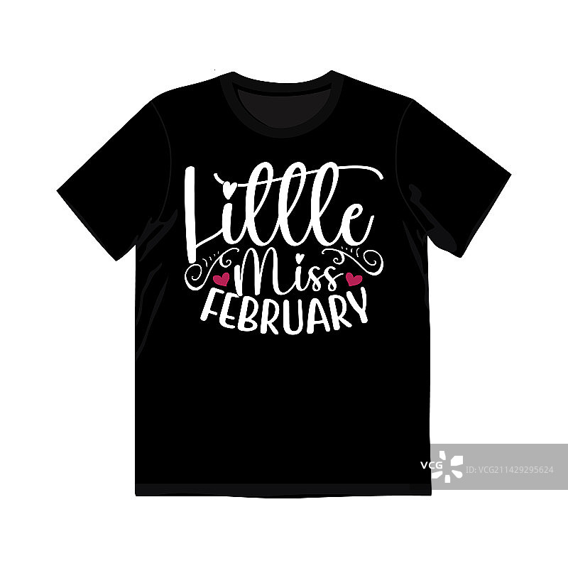 二月小姐图形衬衫设计图片素材