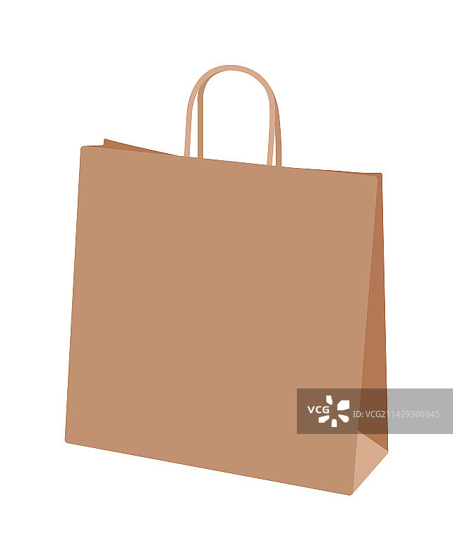 棕色纸购物袋图片素材