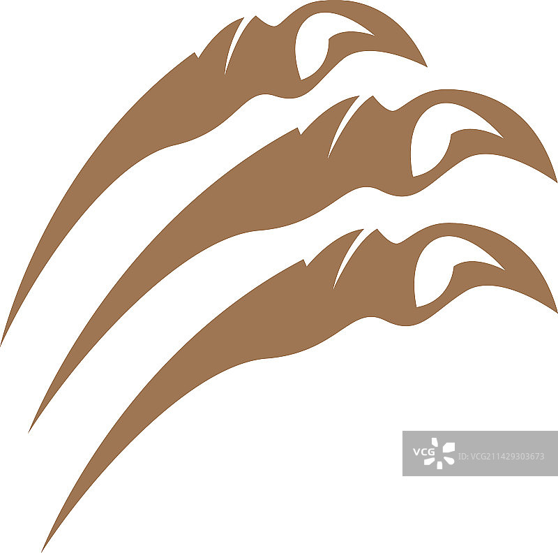 爪子图标logo设计图片素材