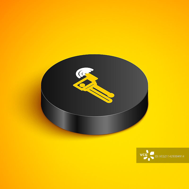 2.5D线条路由器和Wi-Fi信号图标图片素材