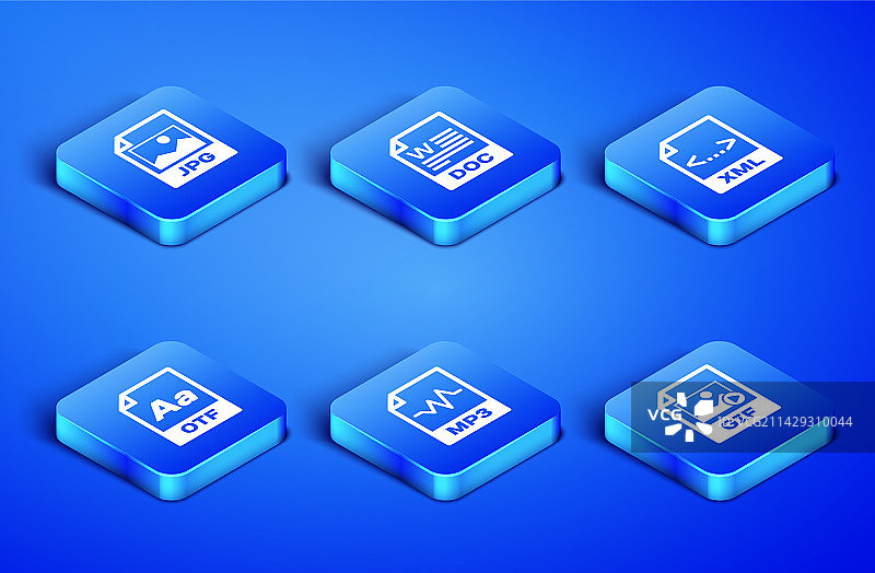 GIF文件、JPG、MP3、OTF、DOC和XML图片素材