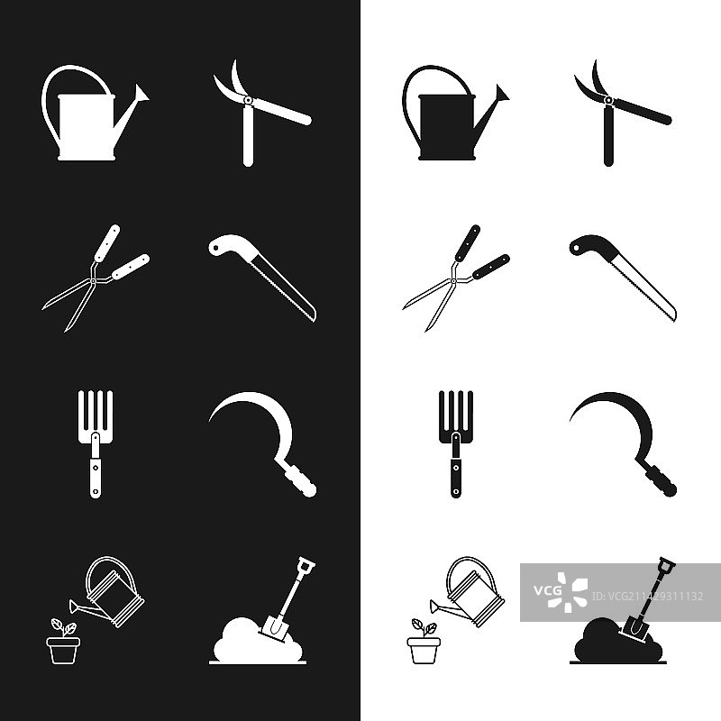 花园锯园艺手工剪刀图片素材