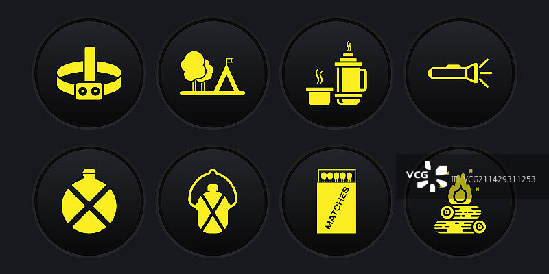 水壶、水瓶、手电筒素材图片素材