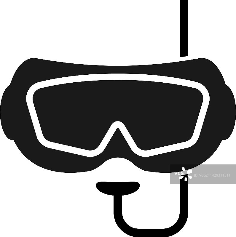 潜水面罩图标图片素材