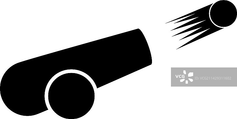 老式大炮图标图片素材