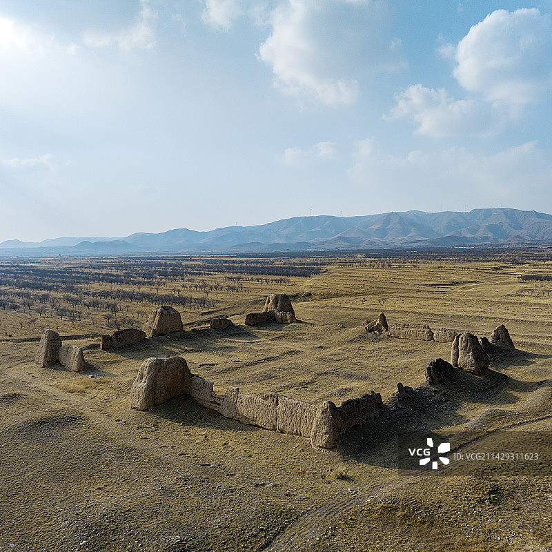 阳原县胡家台古堡图片素材