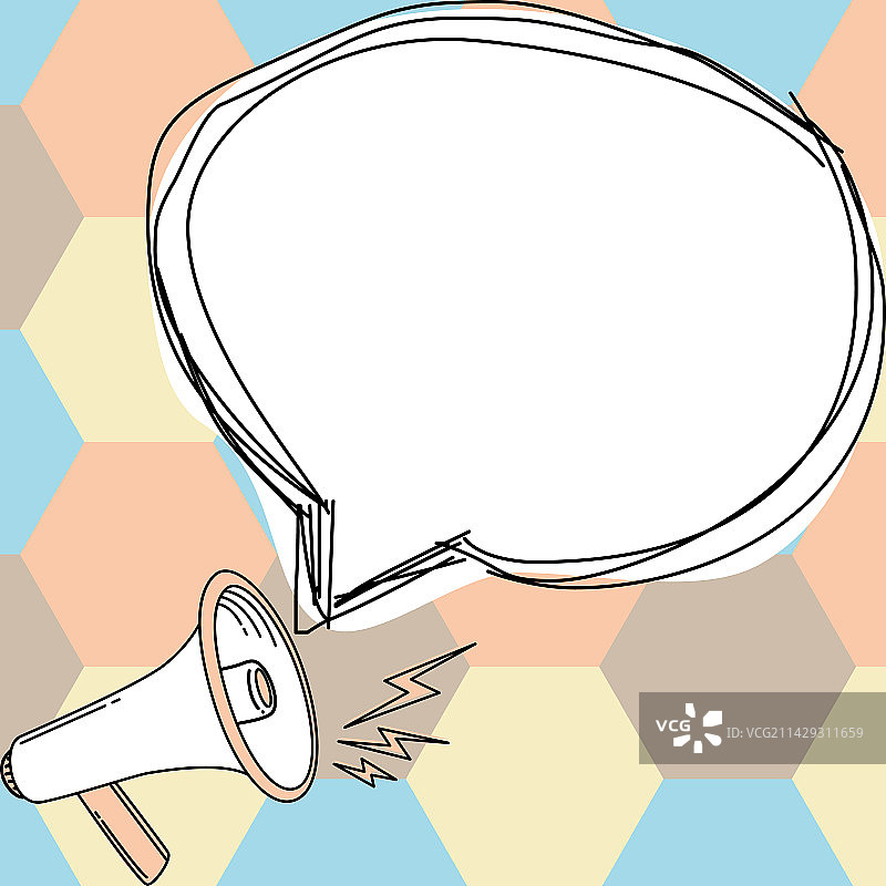 喇叭播报重要信息图片素材